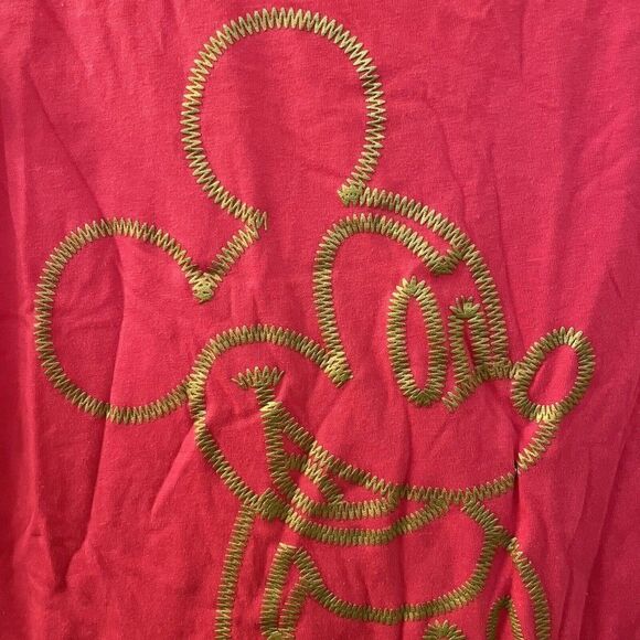 Disney Parks Pink and Gold Mickey Mouse Tank Top Disneyland Women's Size XS NWT - Picture 5 of 9